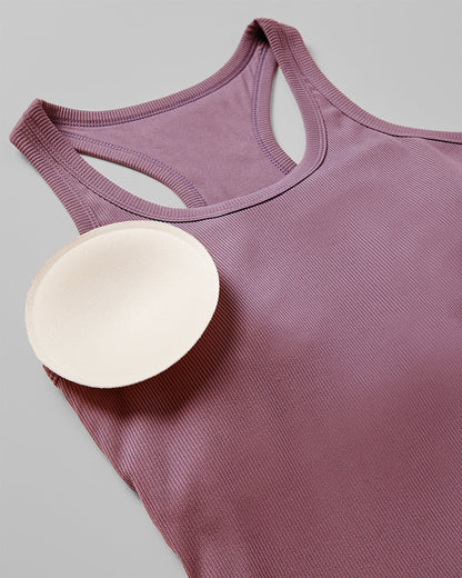 WOMEN'S SOFT RIB RACERBACK BRA TANK
