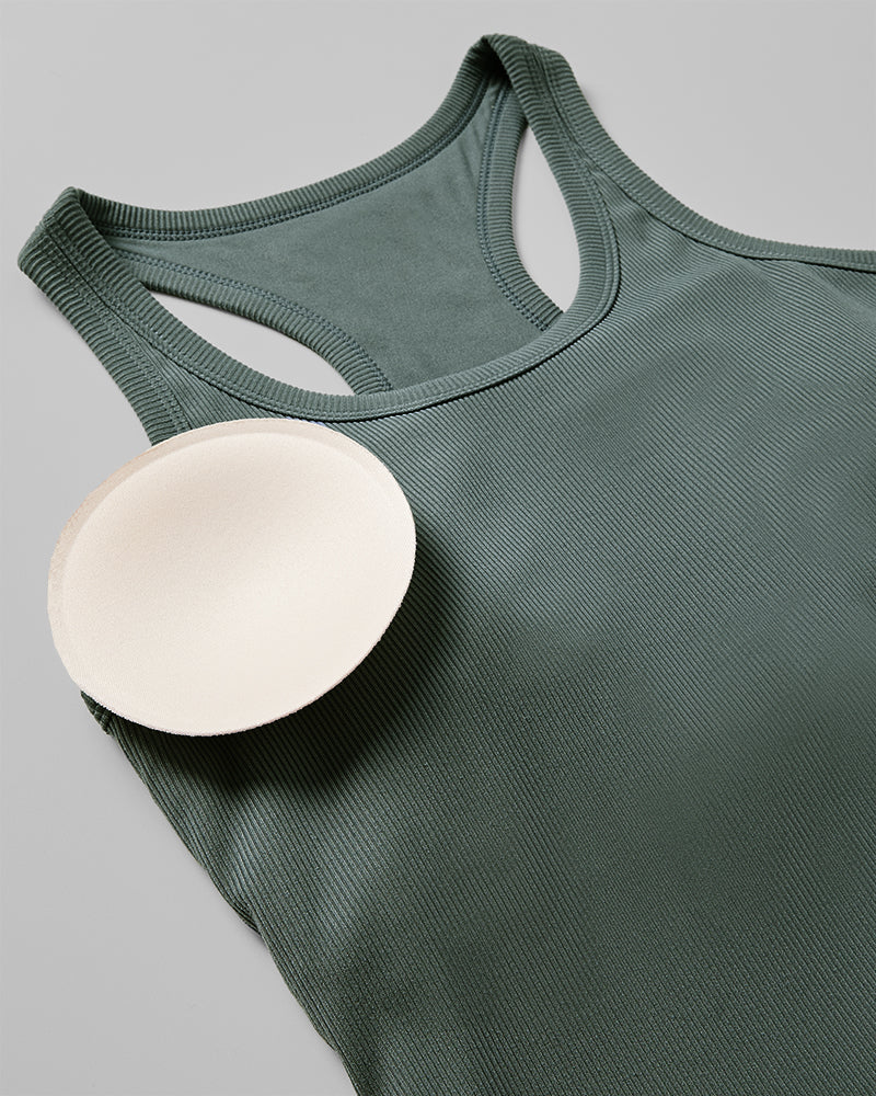WOMEN'S SOFT RIB RACERBACK BRA TANK