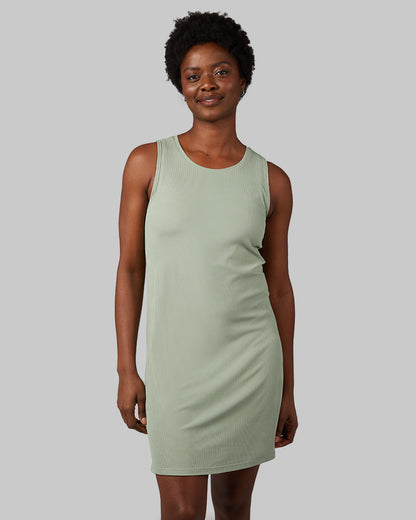 WOMEN'S SOFT RIB TANK SWING DRESS