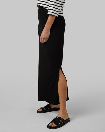 WOMEN'S SOFT RIB MAXI SKIRT