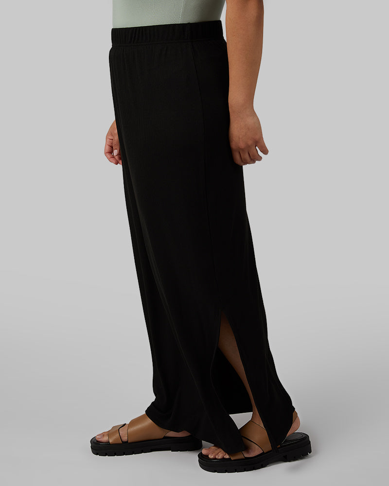 WOMEN'S SOFT RIB MAXI SKIRT