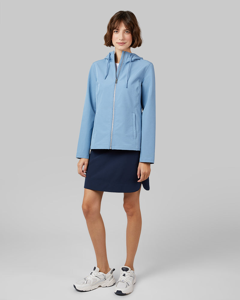 WOMEN'S HOODED WINDBREAKER JACKET
