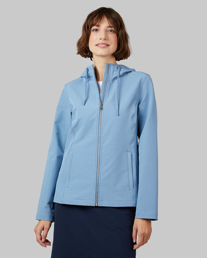 WOMEN'S HOODED WINDBREAKER JACKET