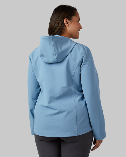 WOMEN'S HOODED WINDBREAKER JACKET