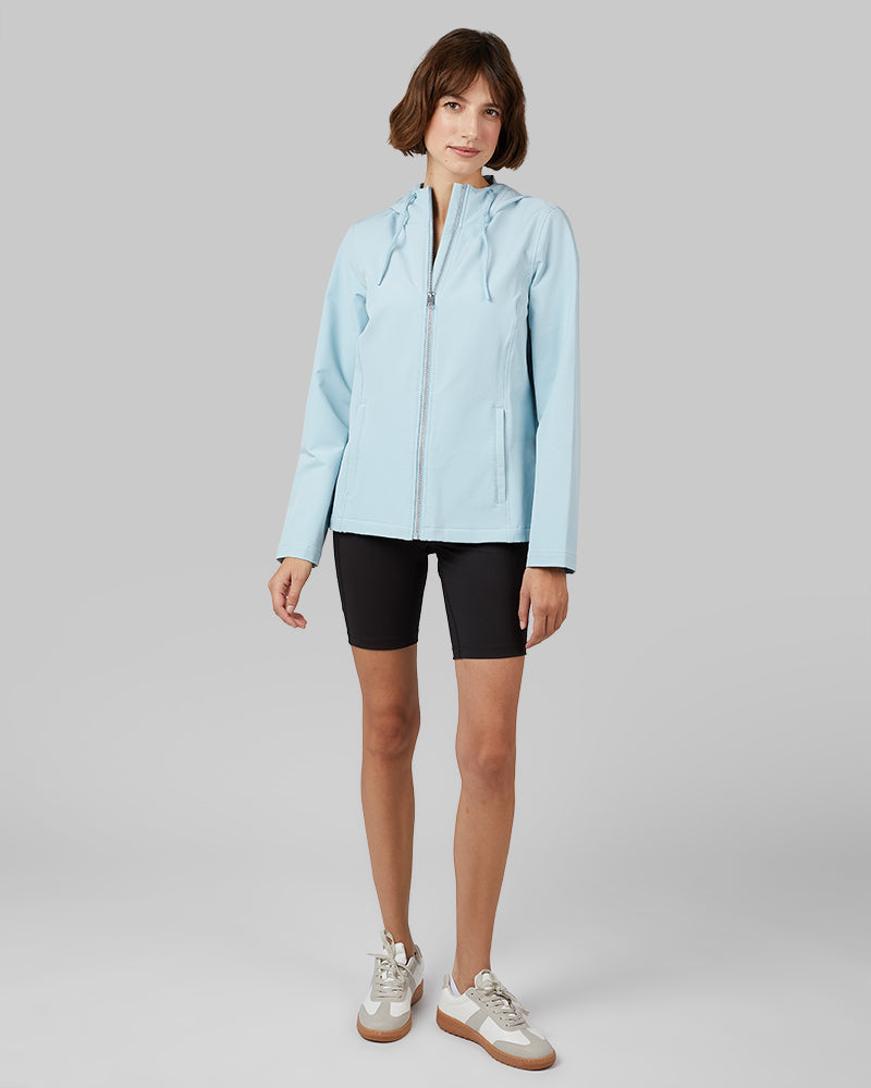 WOMEN'S HOODED WINDBREAKER JACKET