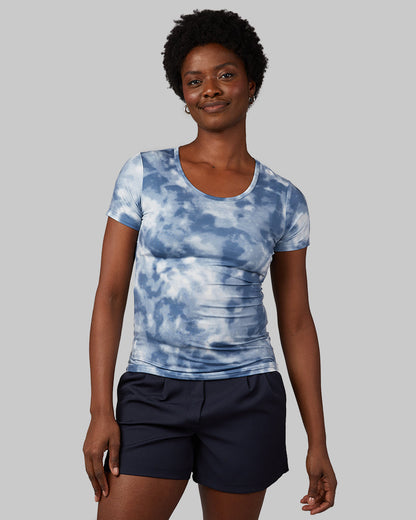 WOMEN'S COOL PRINTED FITTED T-SHIRT