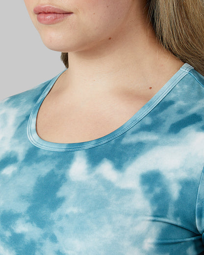 WOMEN'S COOL PRINTED FITTED T-SHIRT