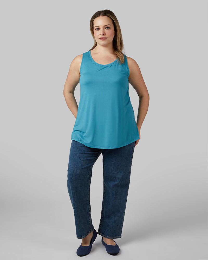WOMEN'S COOL FLOWY BRA TANK