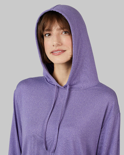 WOMEN'S COOL LONG SLEEVE HOODED T-SHIRT
