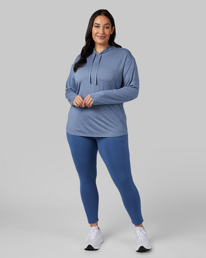 WOMEN'S COOL LONG SLEEVE HOODED T-SHIRT