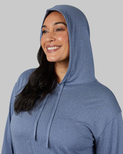 WOMEN'S COOL LONG SLEEVE HOODED T-SHIRT