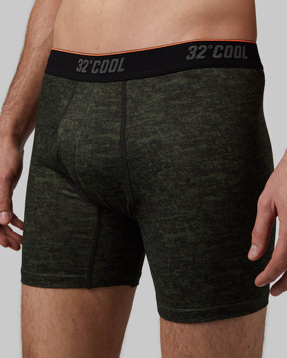 MEN'S COOL ACTIVE PRINTED BOXER BRIEF