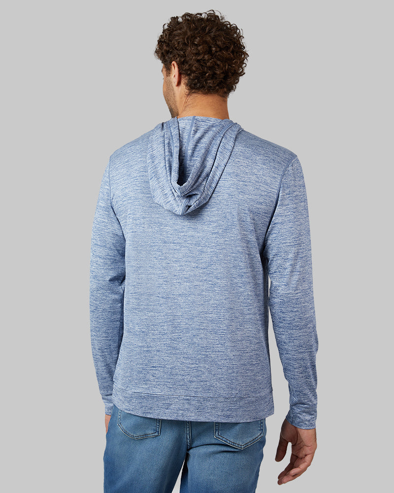 MEN'S COOL LONG SLEEVE HOODED T-SHIRT