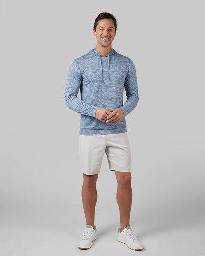 MEN'S COOL LONG SLEEVE HOODED T-SHIRT