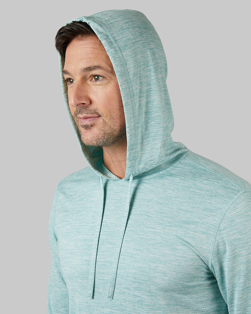 MEN'S COOL LONG SLEEVE HOODED T-SHIRT