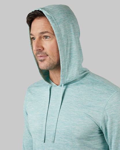 MEN'S COOL LONG SLEEVE HOODED T-SHIRT