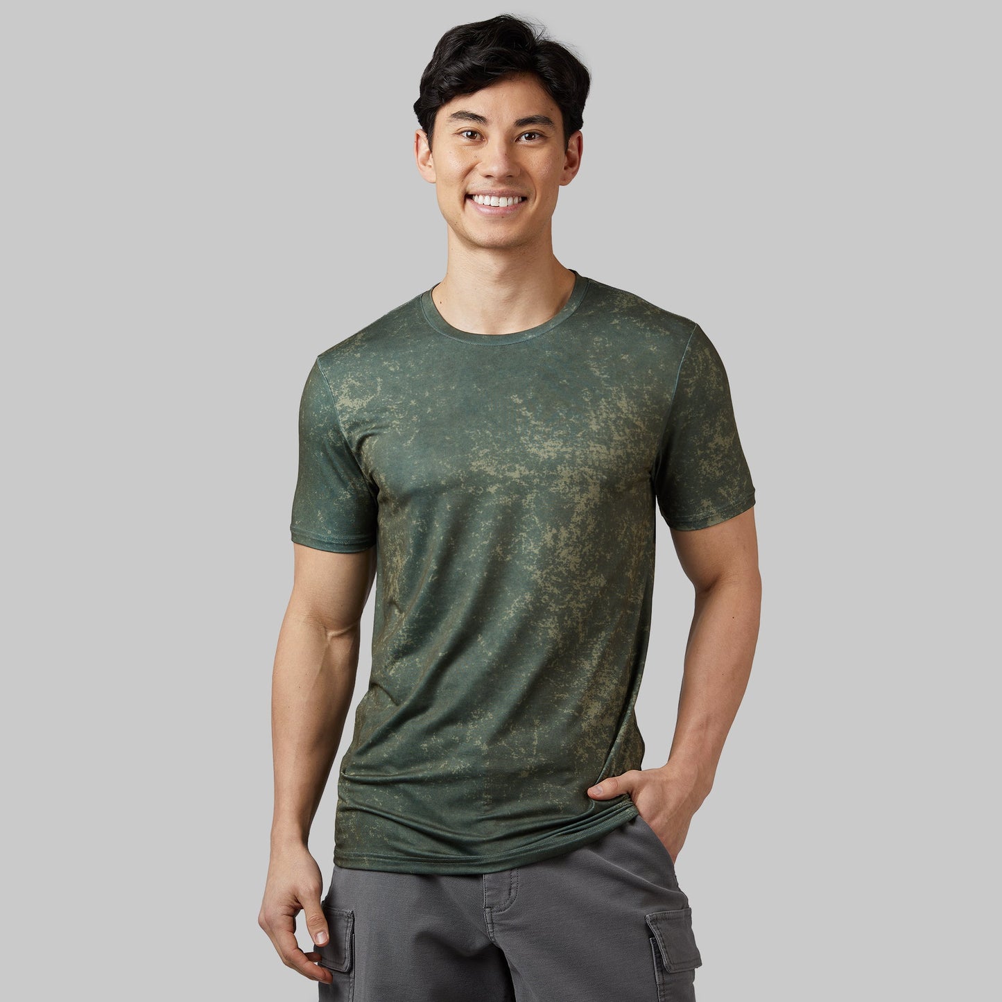 MEN'S COOL PRINTED CLASSIC CREW T-SHIRT