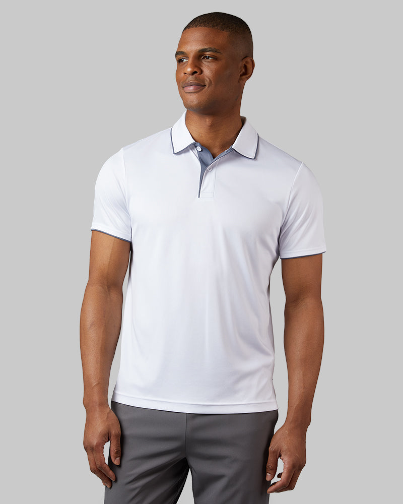 MEN'S STRETCH FLOW TIPPED POLO