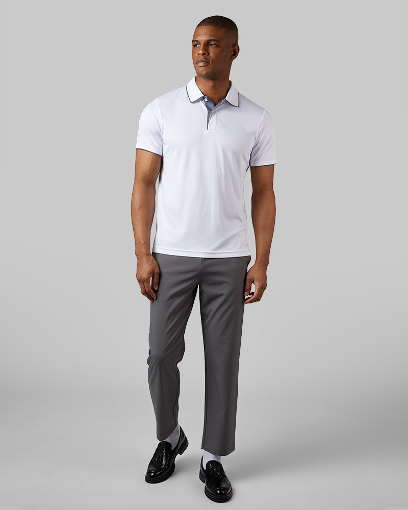 MEN'S STRETCH FLOW TIPPED POLO