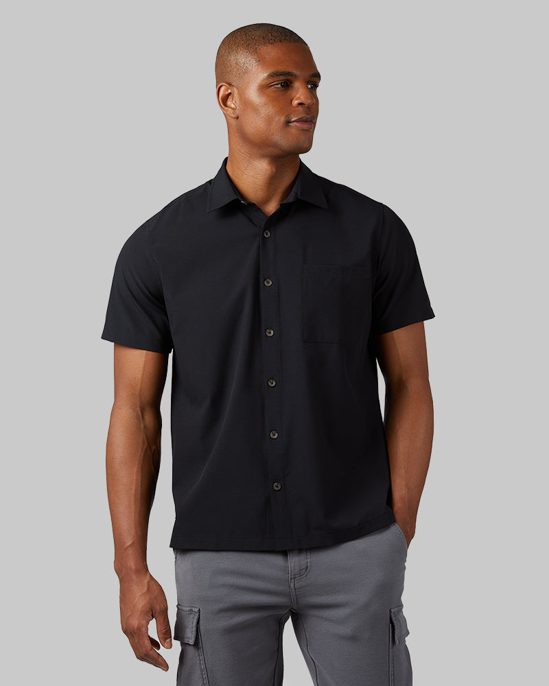 MEN'S CASUAL SHORT SLEEVE DRESS SHIRT