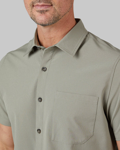 MEN'S CASUAL SHORT SLEEVE DRESS SHIRT
