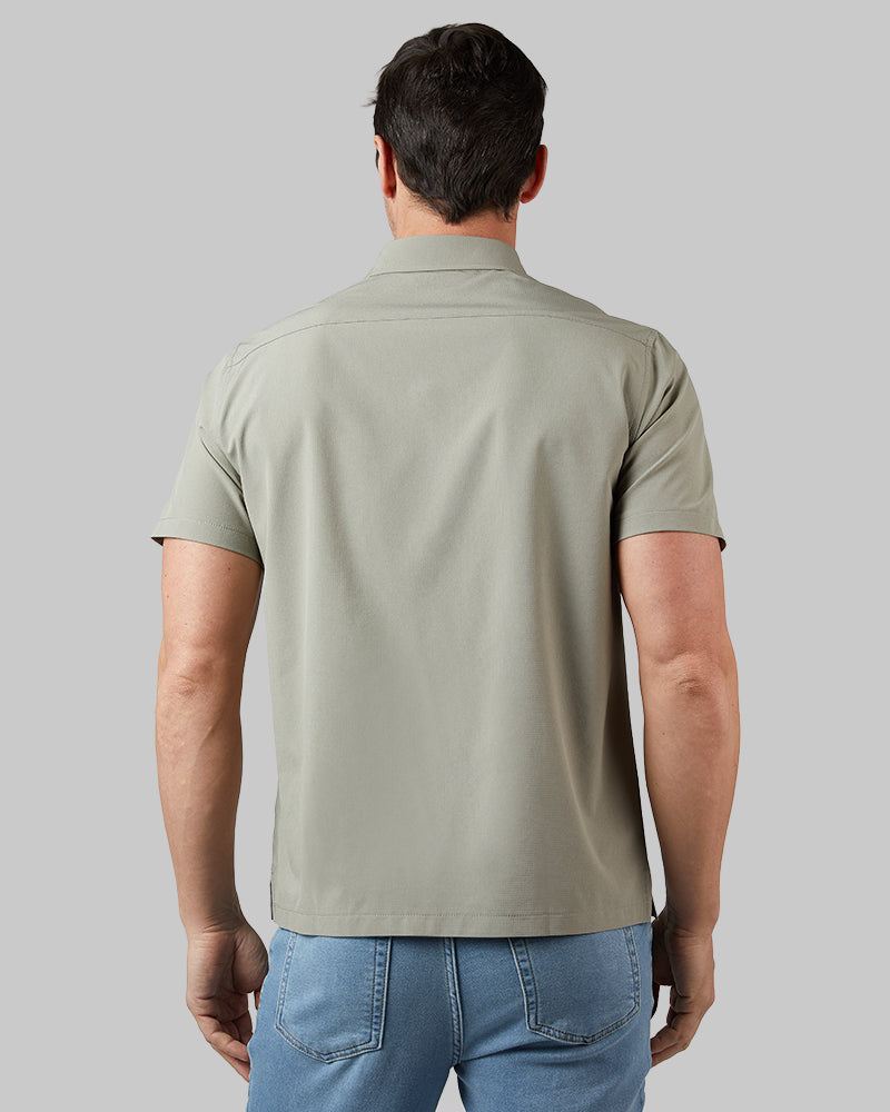 MEN'S CASUAL SHORT SLEEVE DRESS SHIRT