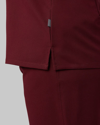 WOMEN'S CHEST POCKET V-NECK SCRUB TOP