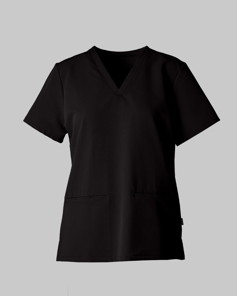 WOMEN'S 2-POCKET V-NECK SCRUB TOP