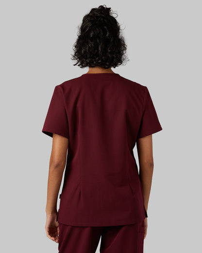 WOMEN'S 2-POCKET V-NECK SCRUB TOP
