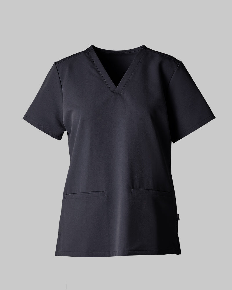WOMEN'S 2-POCKET V-NECK SCRUB TOP