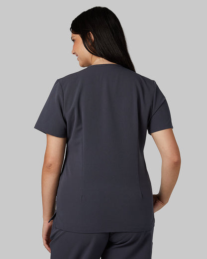 WOMEN'S 2-POCKET V-NECK SCRUB TOP