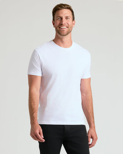 All White Classic Crews 10-Pack
