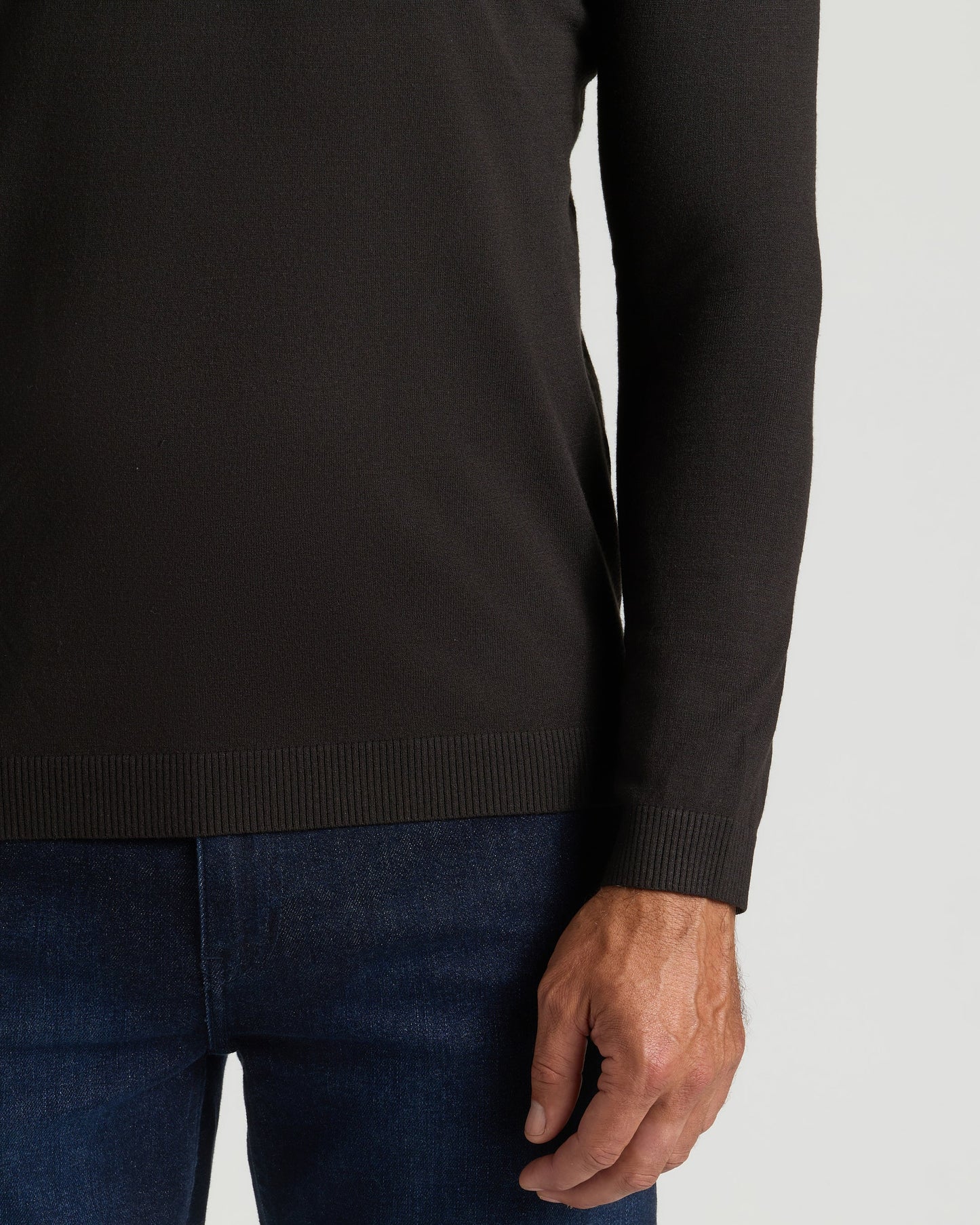 All Black Dressy V-Neck Sweater 3-Pack