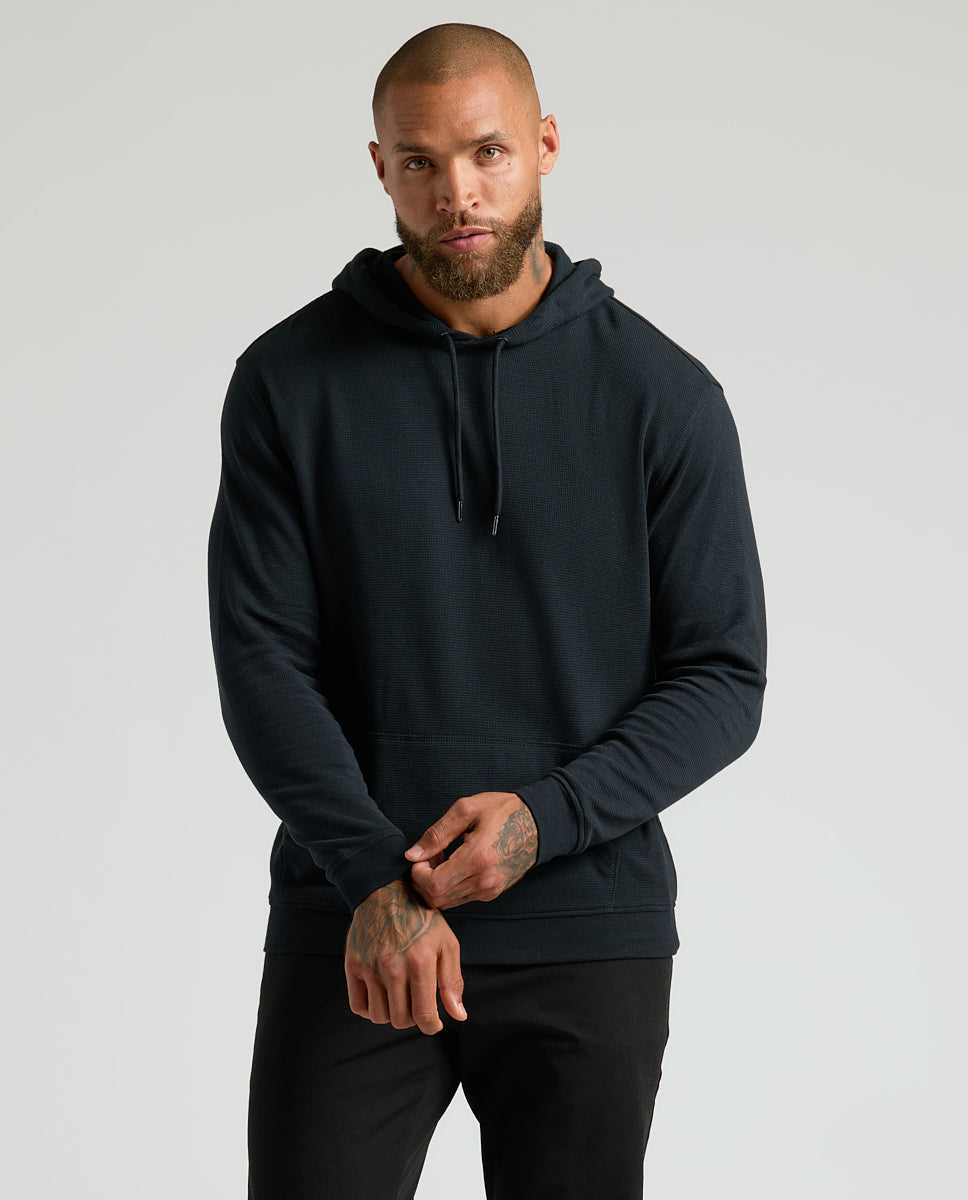 All Black Classic Waffle Hoodie 3-Pack