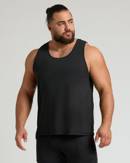 All Black Active Mesh Tank 6-Pack