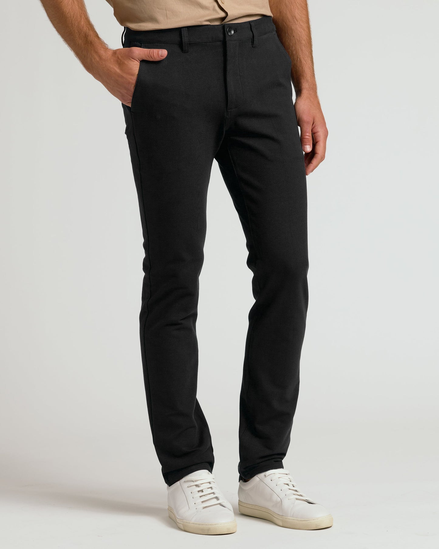 Black & Khaki Slim Chino Pants 2-Pack