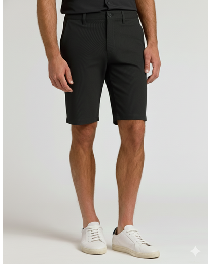9" Black & Khaki Chino Shorts 2-Pack