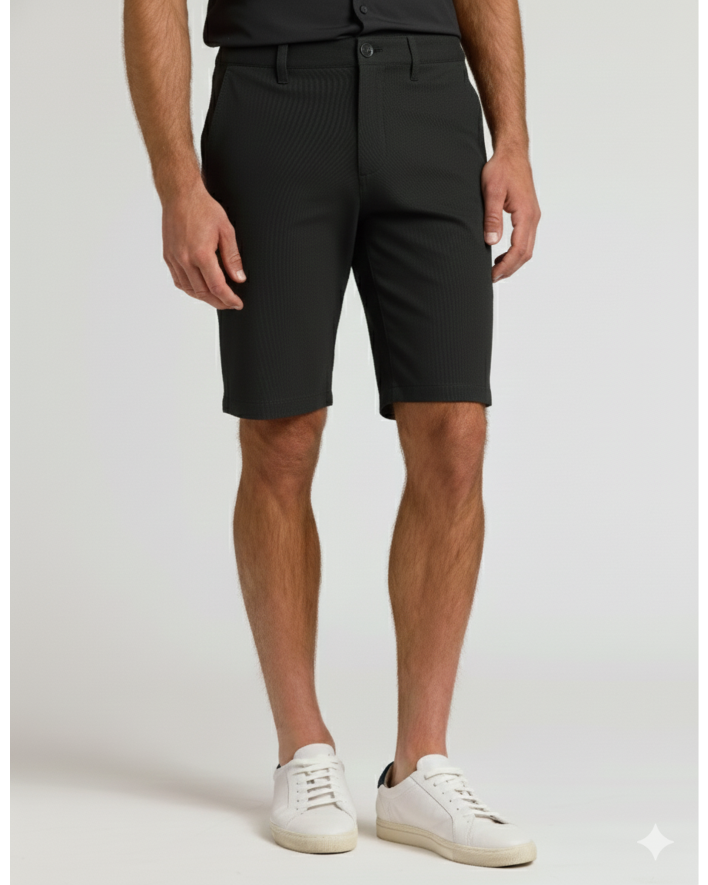 9" Black & Carbon Chino Shorts 2-Pack