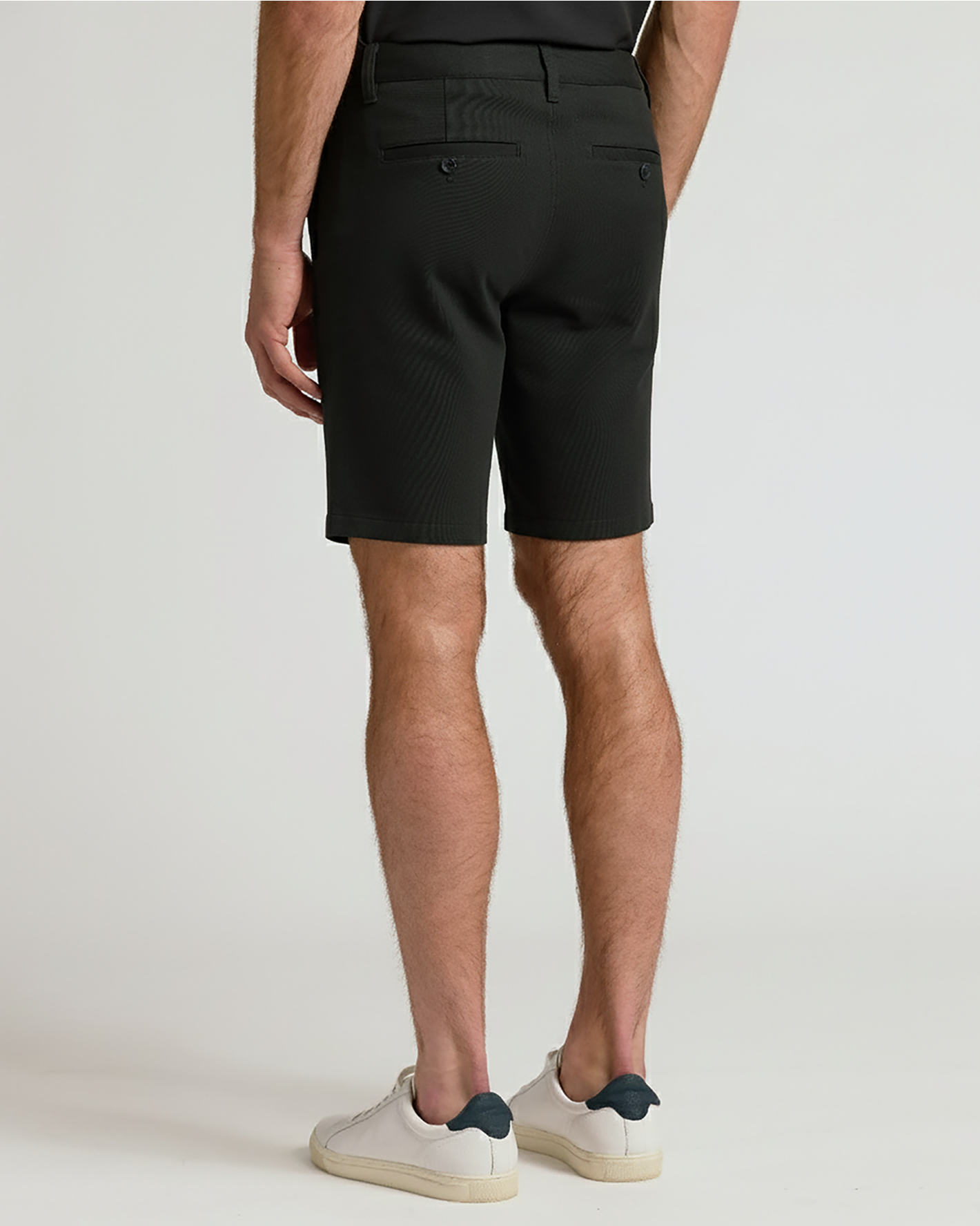 9" Black Chino Shorts 2.0
