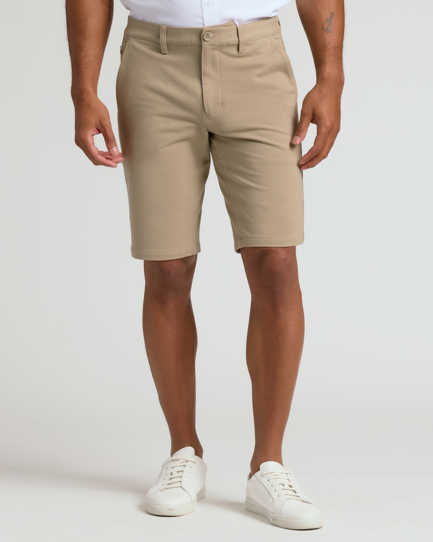 9" Black & Khaki Chino Shorts 2-Pack