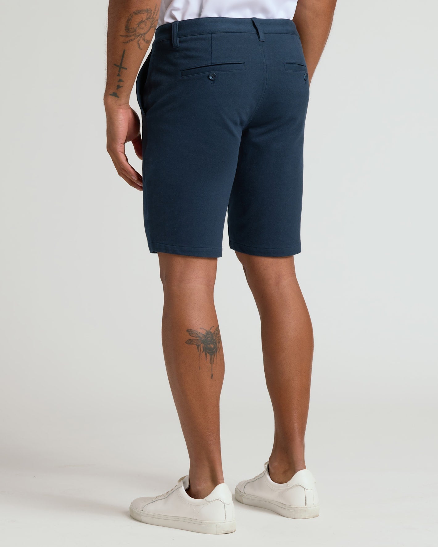 9" Sandstone & Navy Chino Shorts 2-Pack