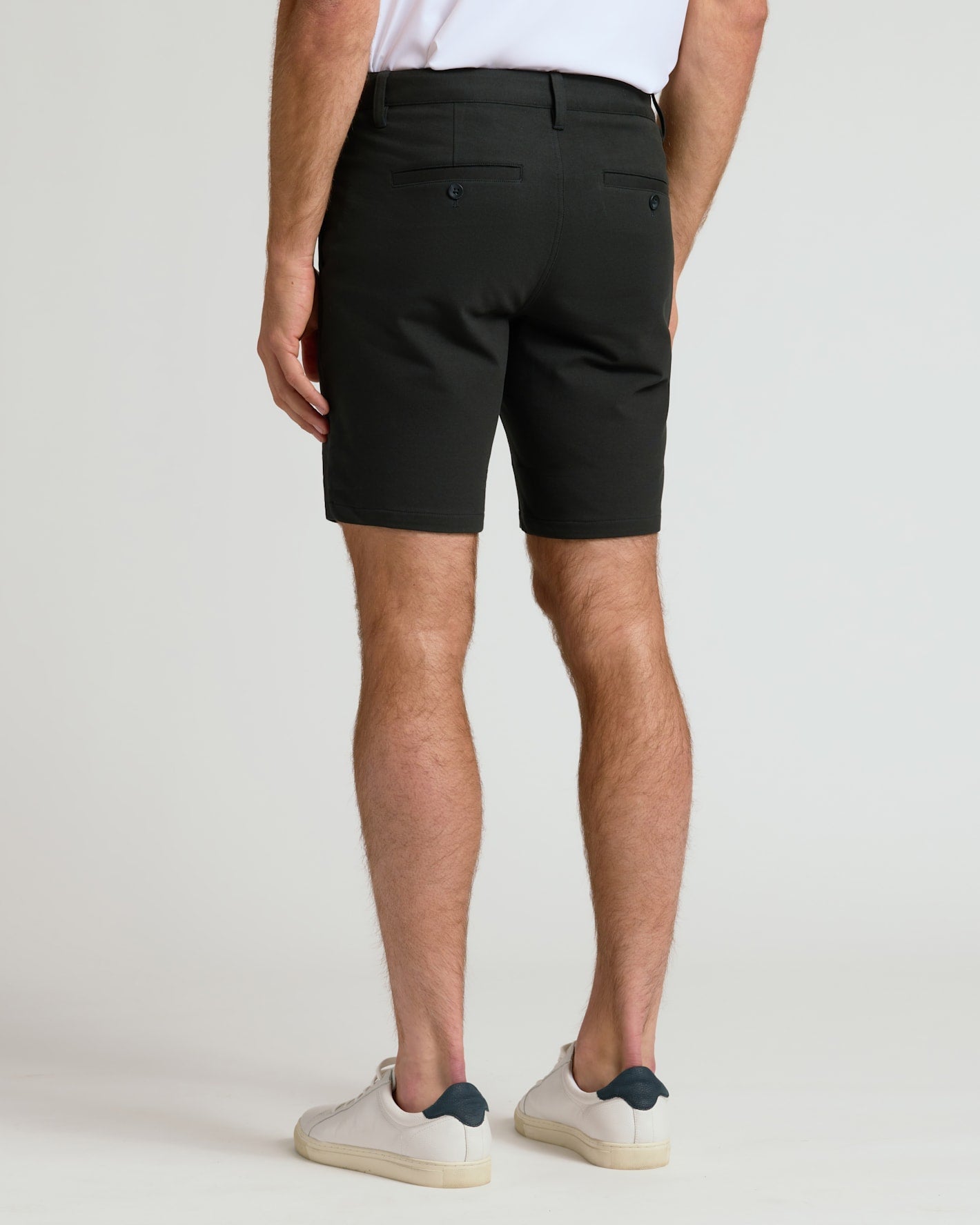 7" Black Chino Shorts 2.0