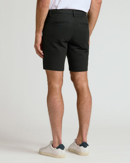 7" Black Chino Shorts 2.0