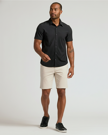 7" Sandstone & Navy Chino Shorts 2-Pack
