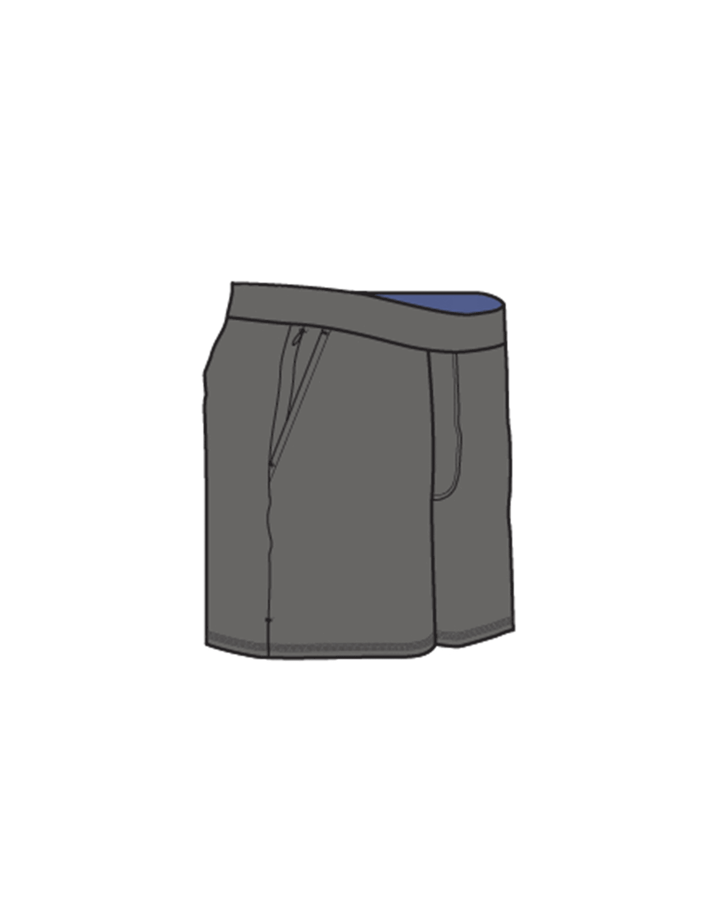 Black 2 In 1 Training Short