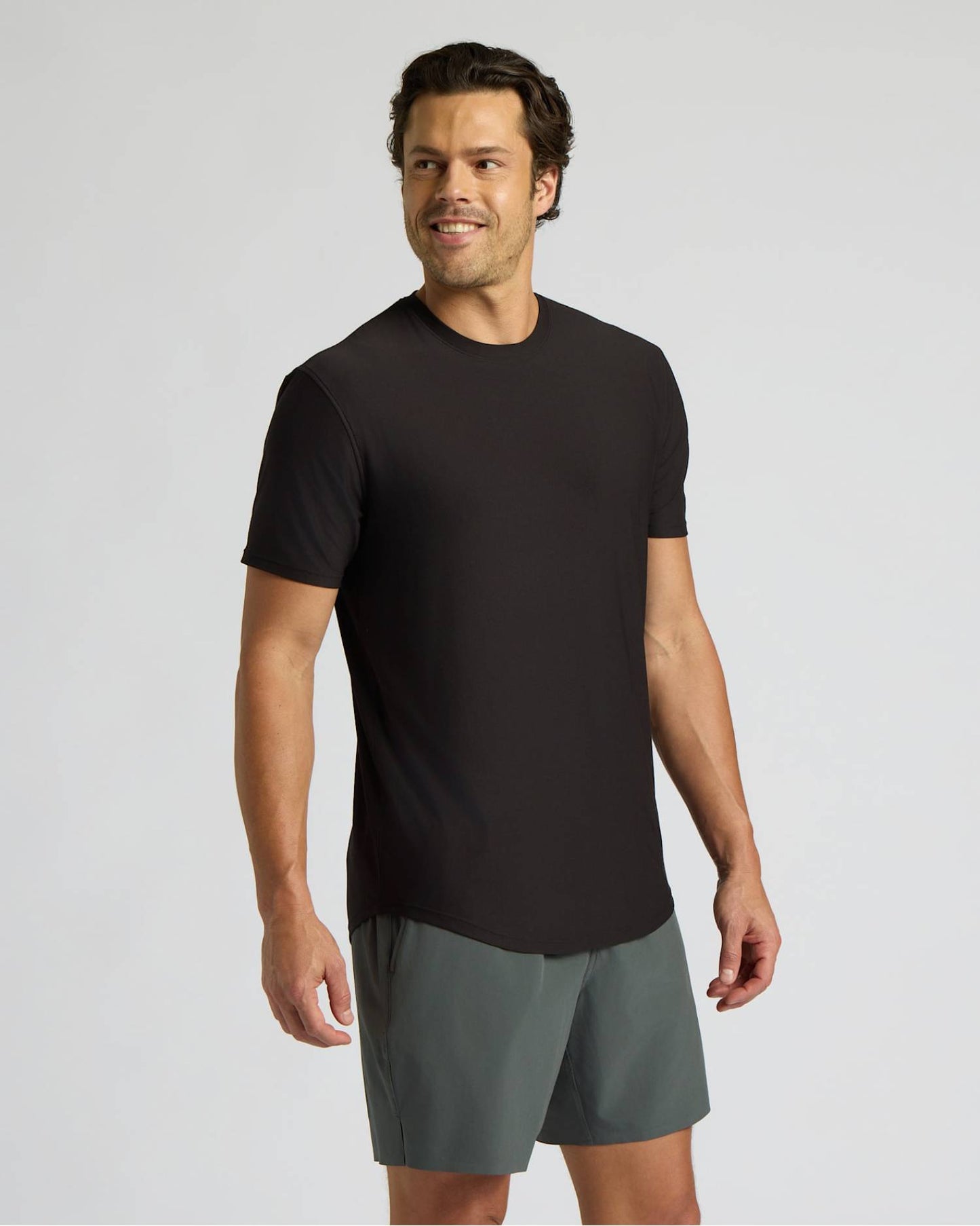 Active Curved Hem Crew 3-Pack