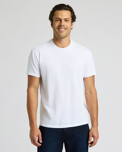 All White Short Classic Crew Neck 3-Pack