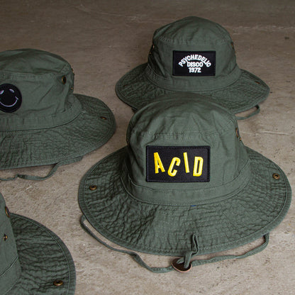 Acid - Draw String Bucket Hat - Khaki