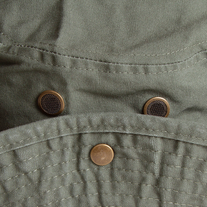 BB Smiley - Draw String Bucket Hat - Khaki