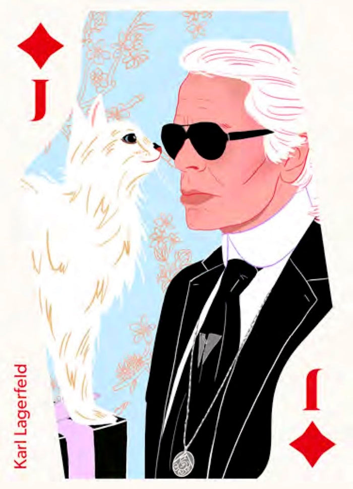 Catwalk Icons: Book & Playing Cards